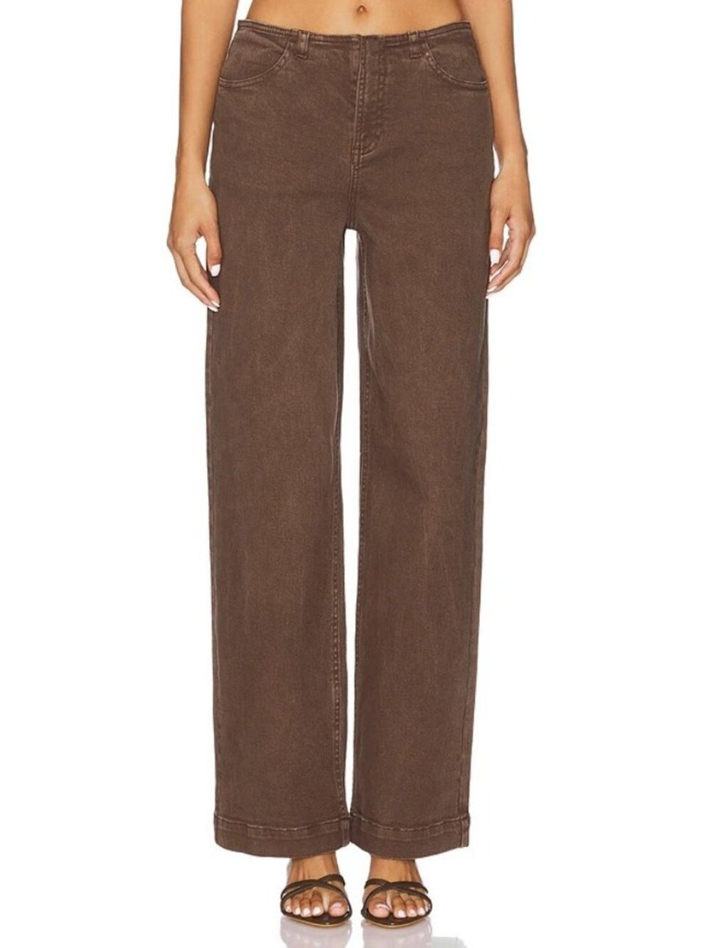 SOVERE Zyra Jeans in Raisin Brown